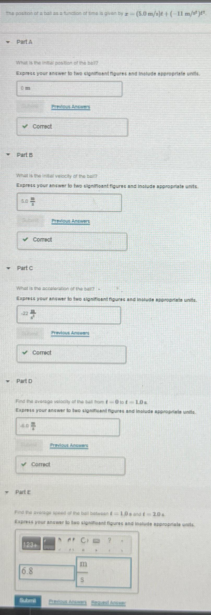  Part E needs to be solved 