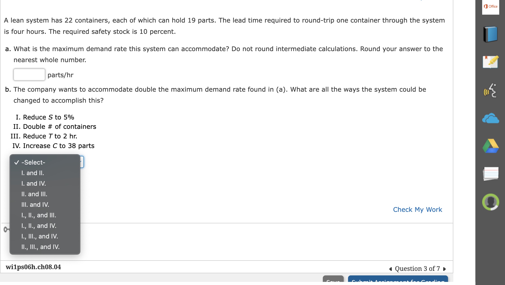  Refer to picture for full problem please! A lean system has