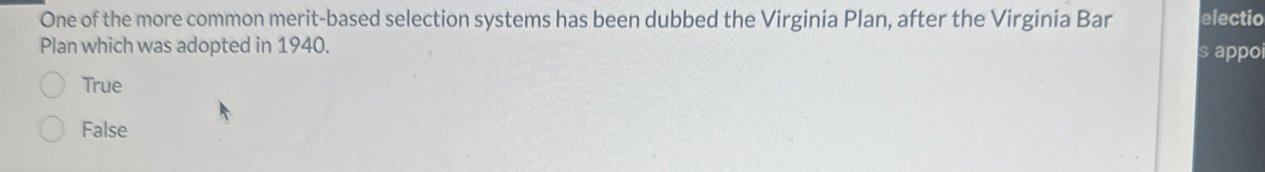  One of the more common merit-based selection systems has been dubbed