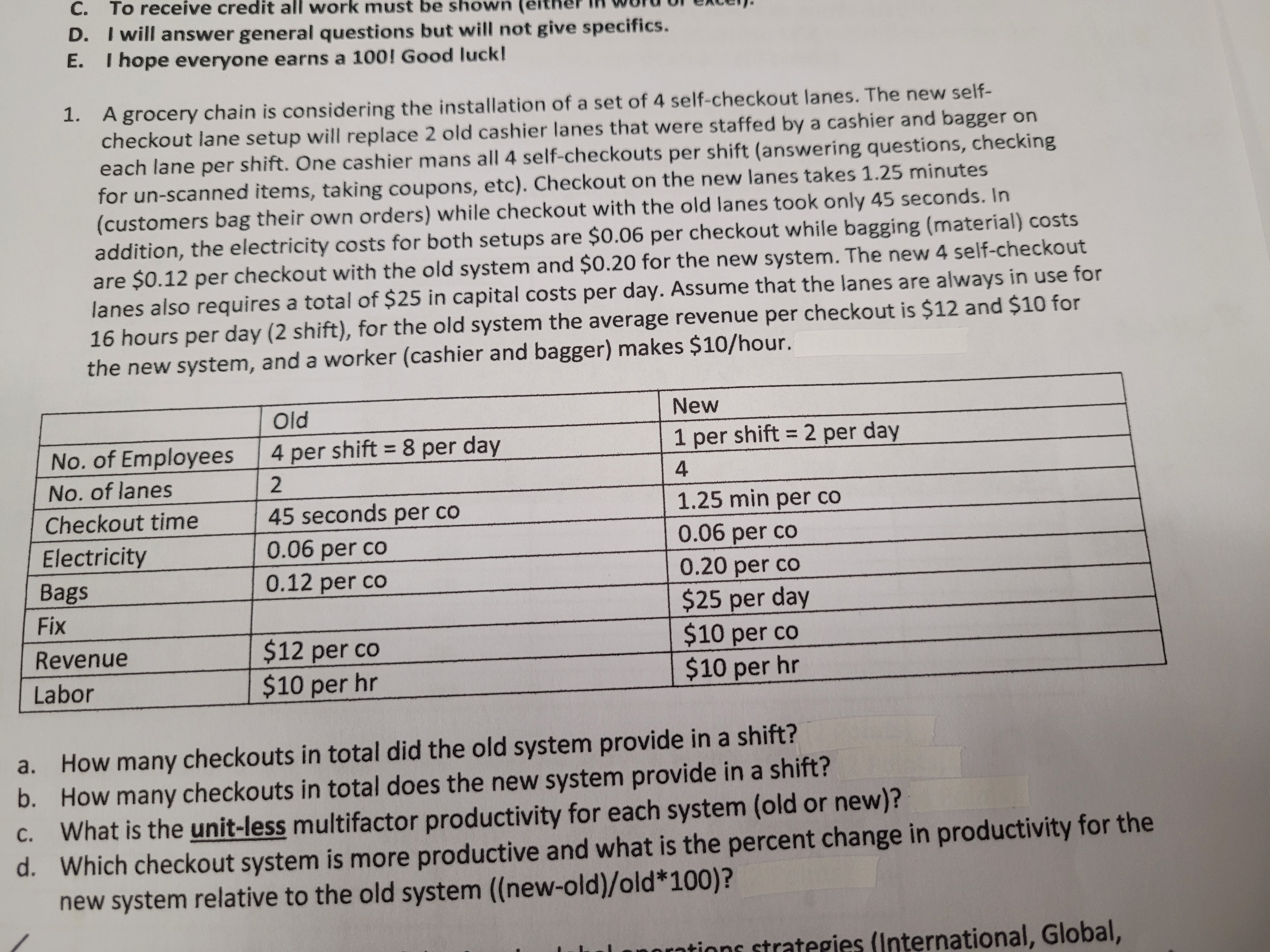  D. I will answer general questions but will not give specifics.