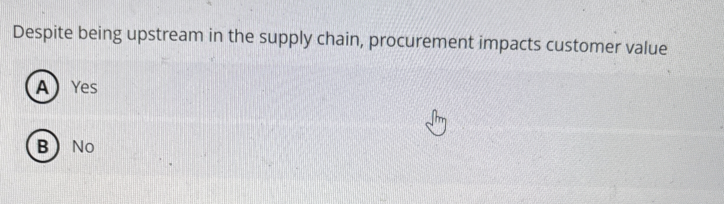 Despite being upstream in the supply chain, procurement impacts customer value