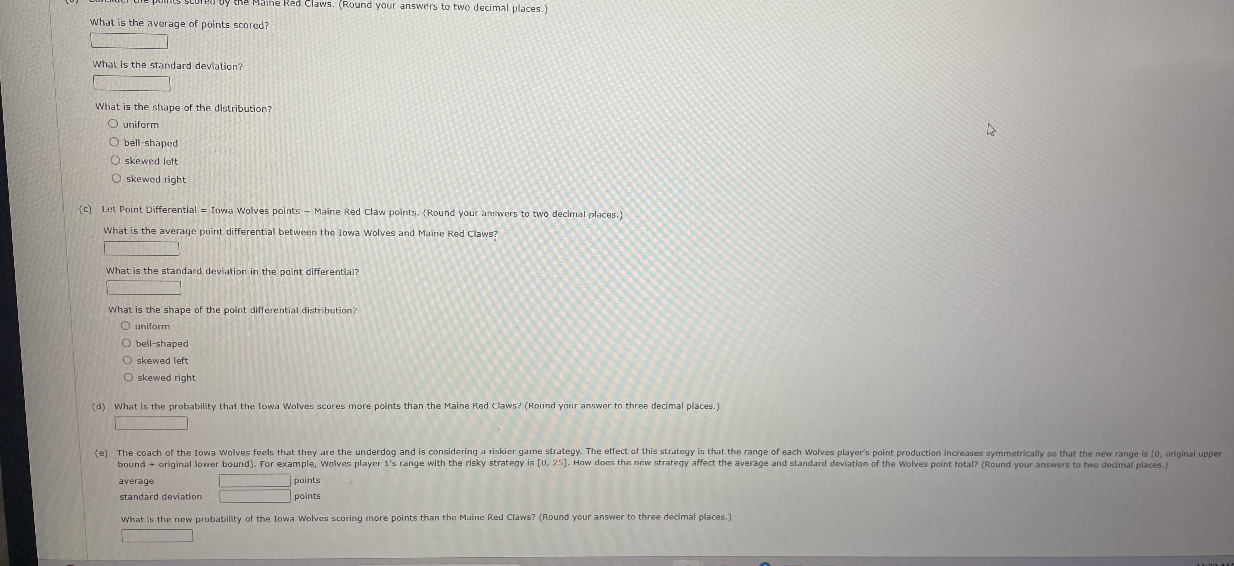 in the following table. (Use at least 1,000 trials.) \begin{tabular}{|r|r|r|} \hline Player