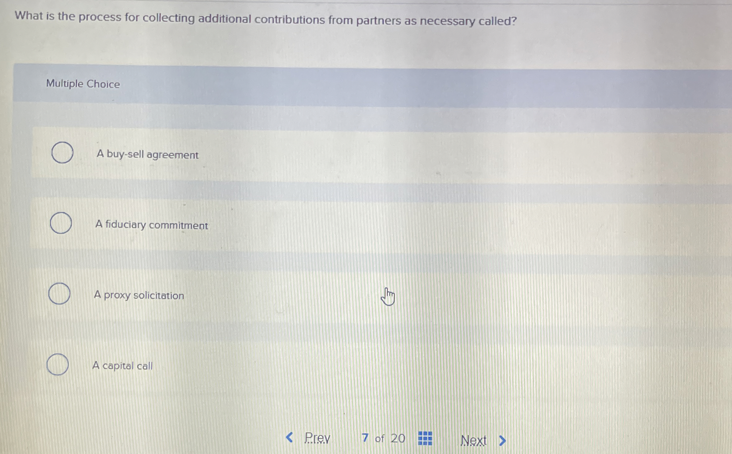  What is the process for collecting additional contributions from partners as