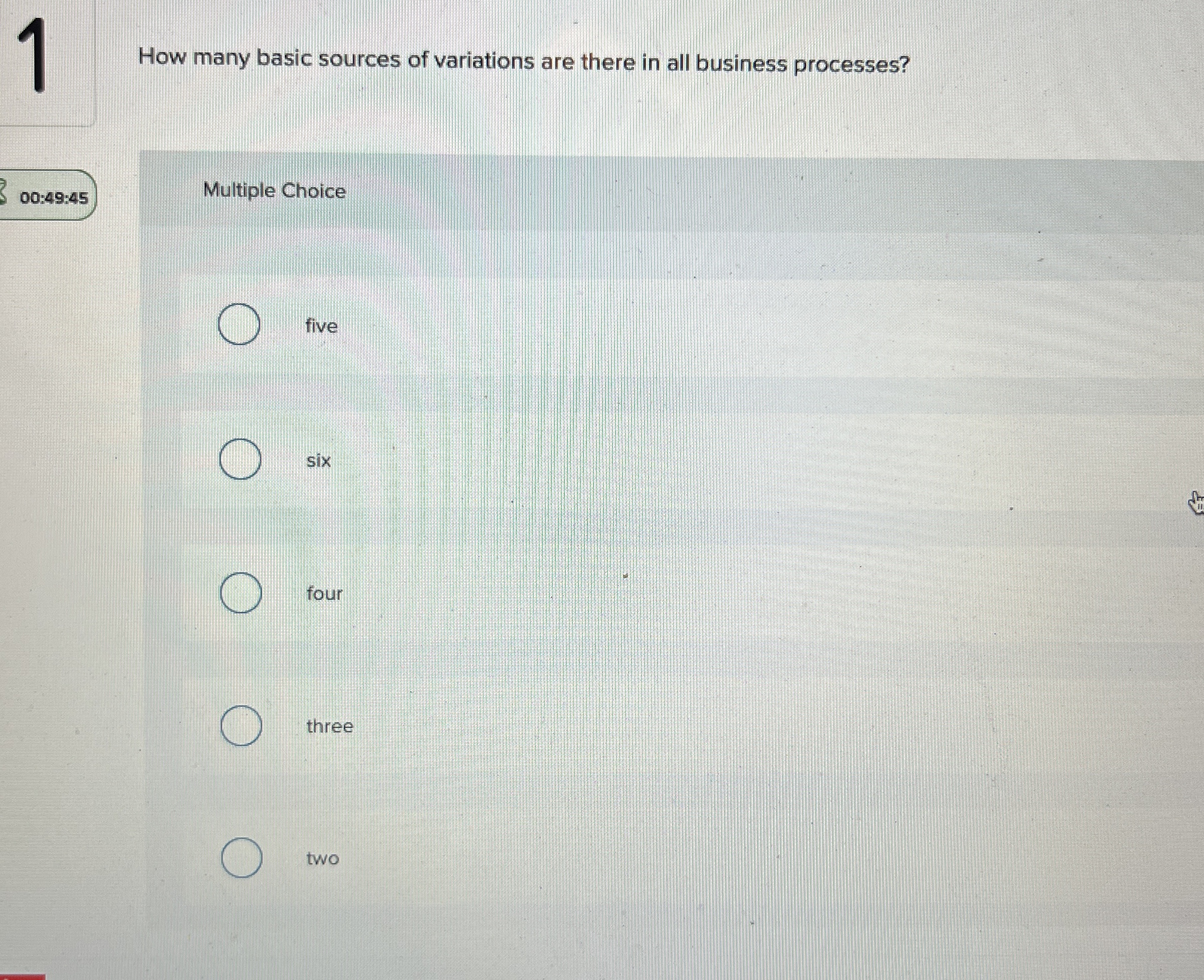  1 How many basic sources of variations are there in all