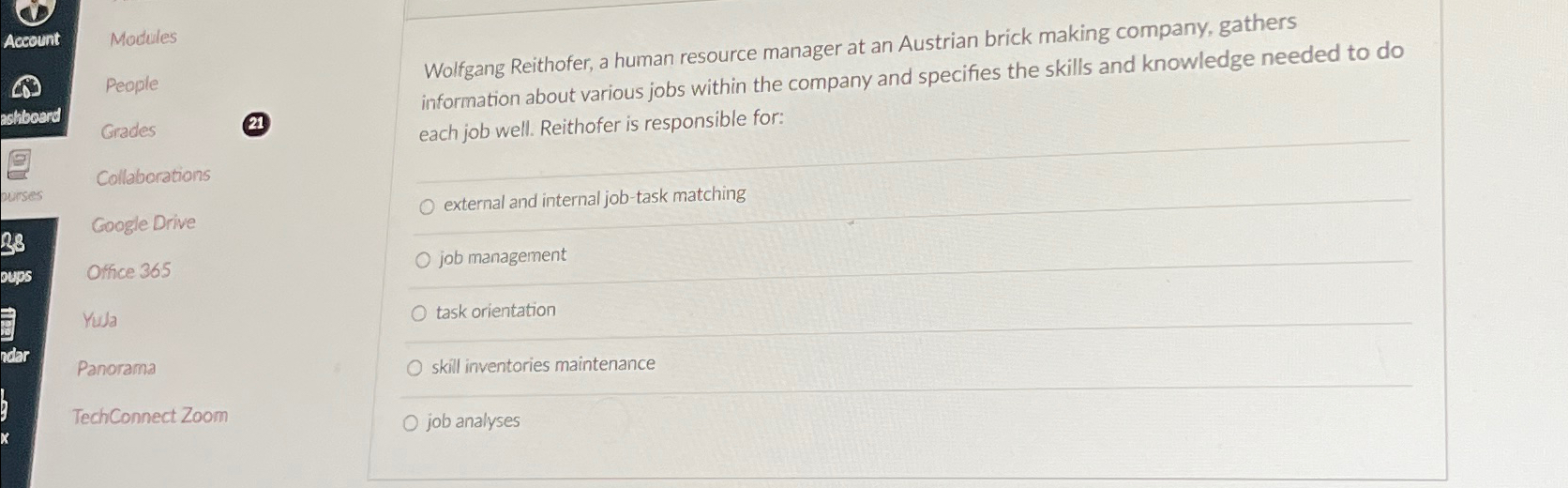  Modules Wolfgang Reithofer, a human resource manager at an Austrian brick