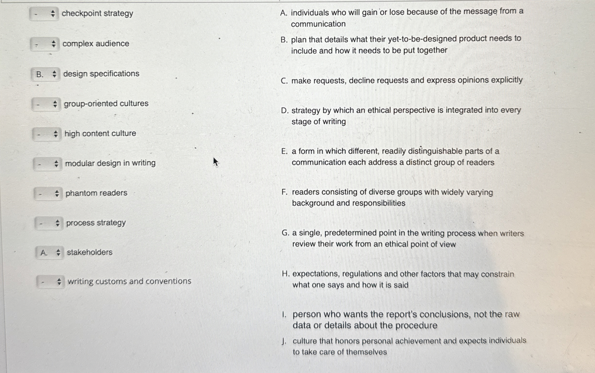 checkpoint strategy complex audience design specifications group-oriented cultures high content culture