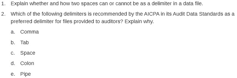 1. Explain whether and how two spaces can or cannot be