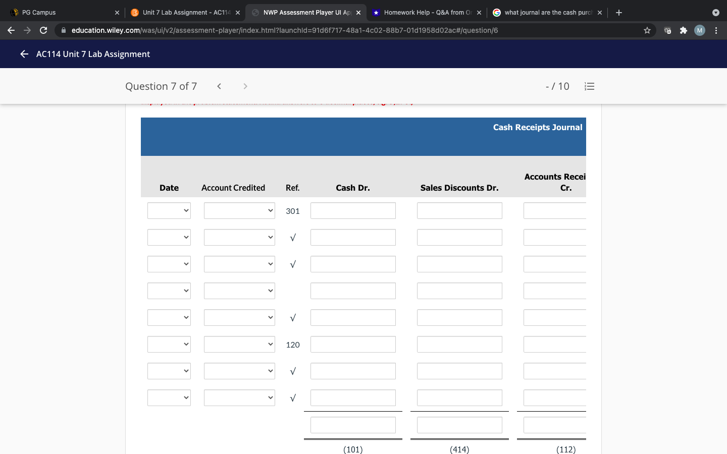 monthly postings on July 31? The balance of the Accounts Payable control