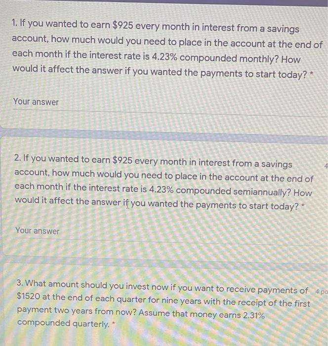 You can answer first two question, but if you are easy with