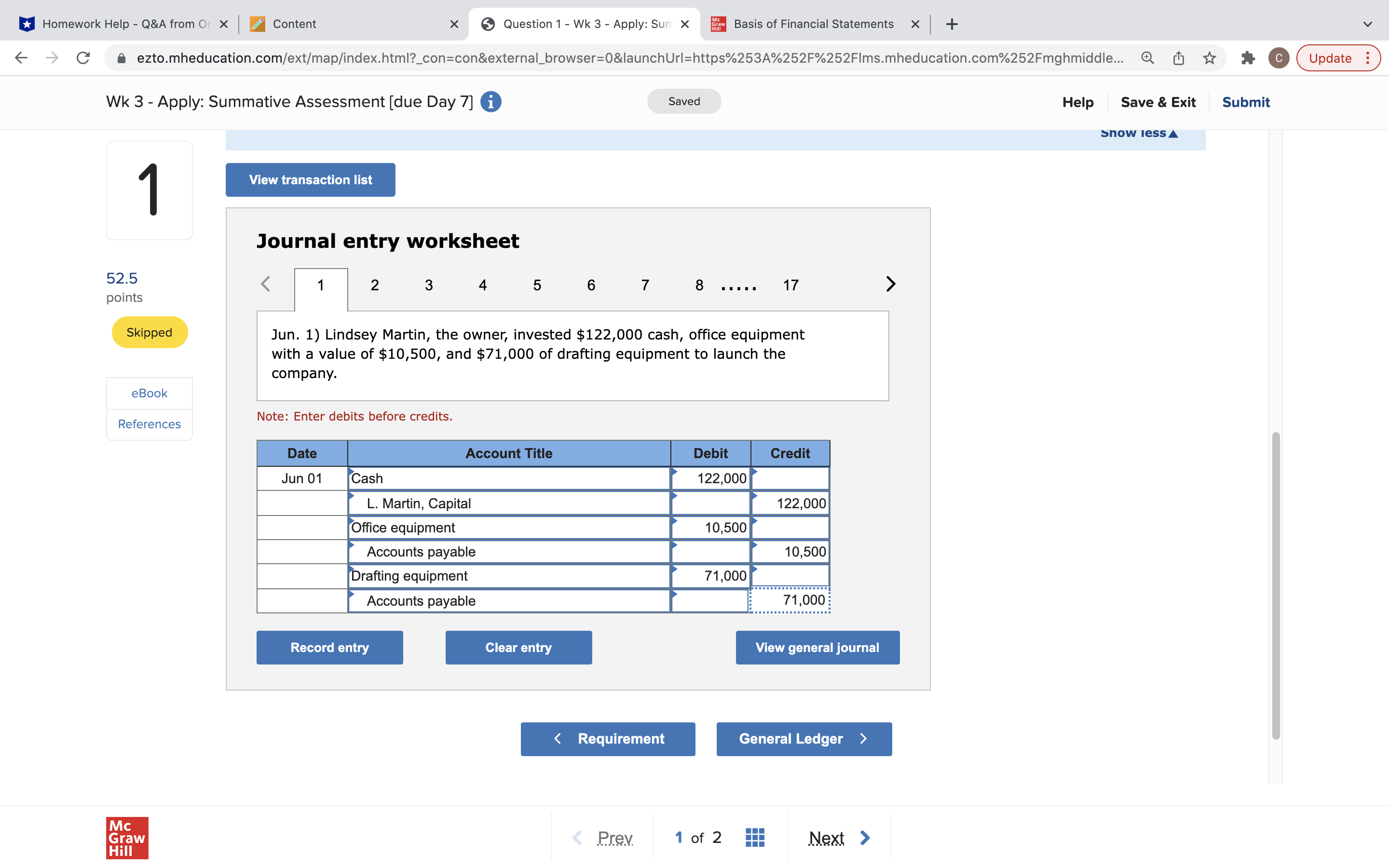 Homework Help - Q&A from Or X Content X Question 1