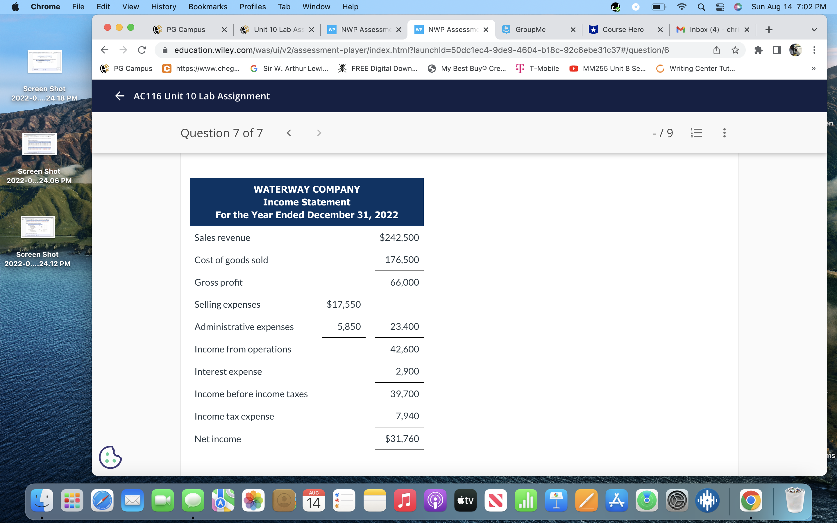 Bui X WP NWP Assessment Pla X # GroupMe x Course Hero