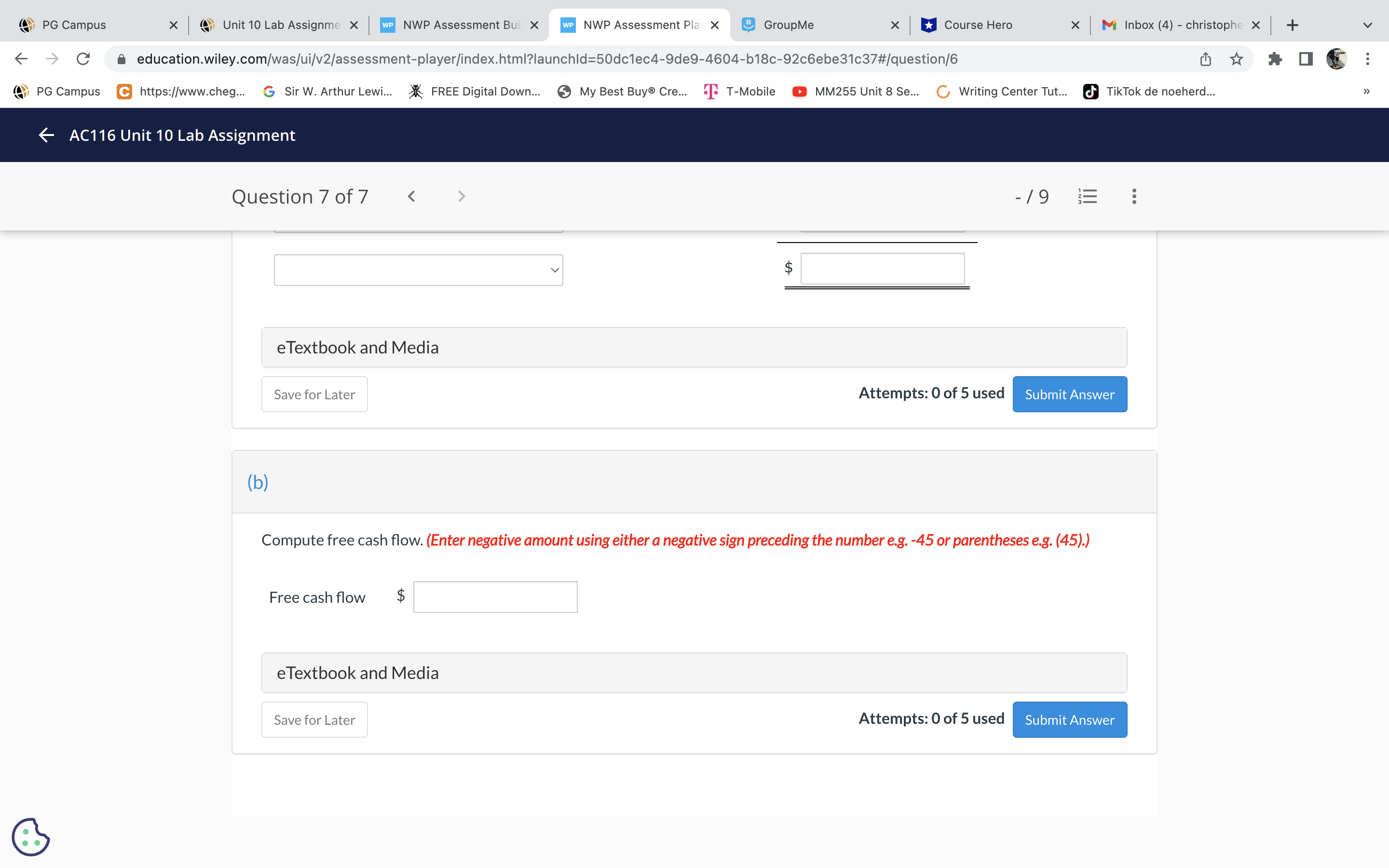 TikTok de noeherd... > > AC116 Unit 10 Lab Assignment Question 7
