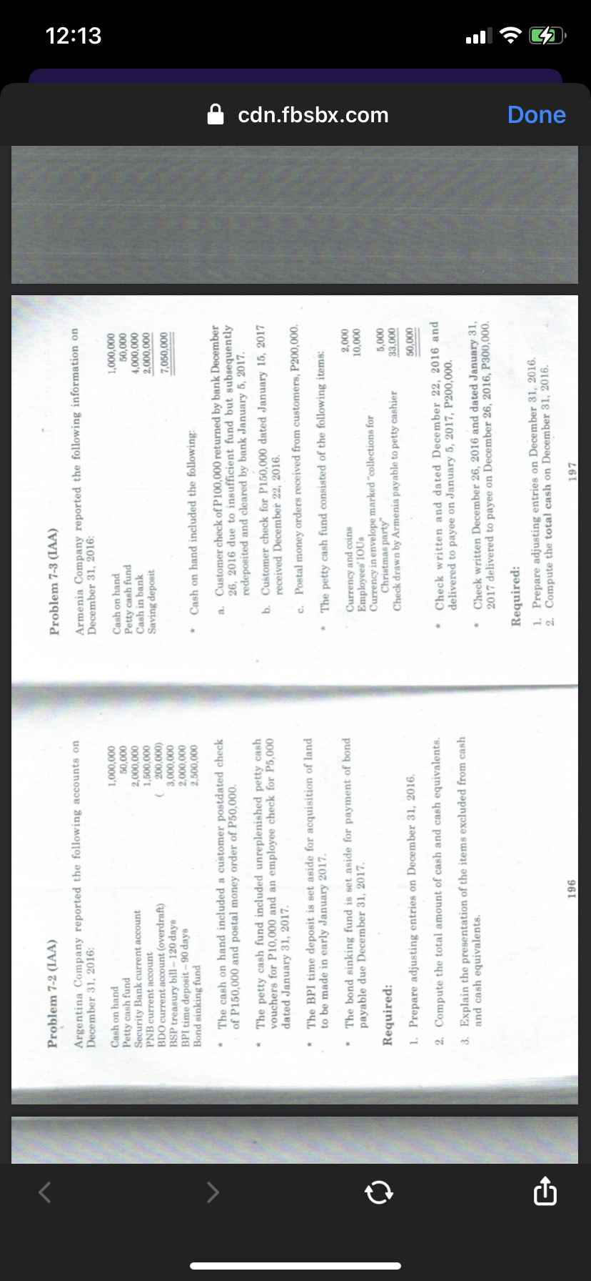 following accounts on 12:13 December 31, 2016: Argentina Company re December 31,