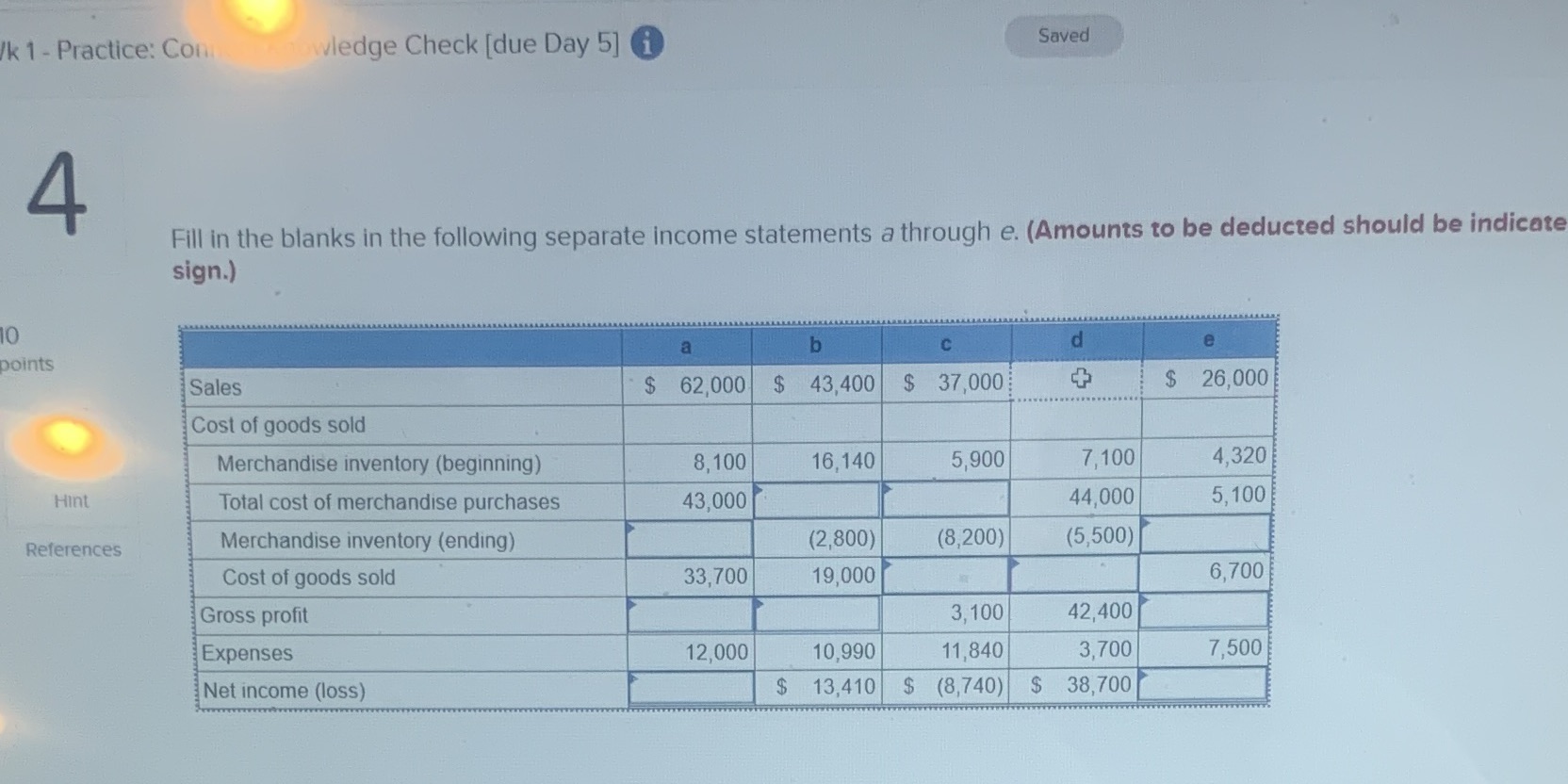  /k 1 - Practice: Con nowledge Check [due Day 5] i