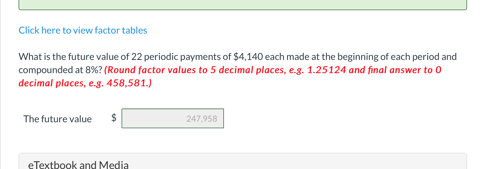 of $3,570 to be received at the beginning of each of 27