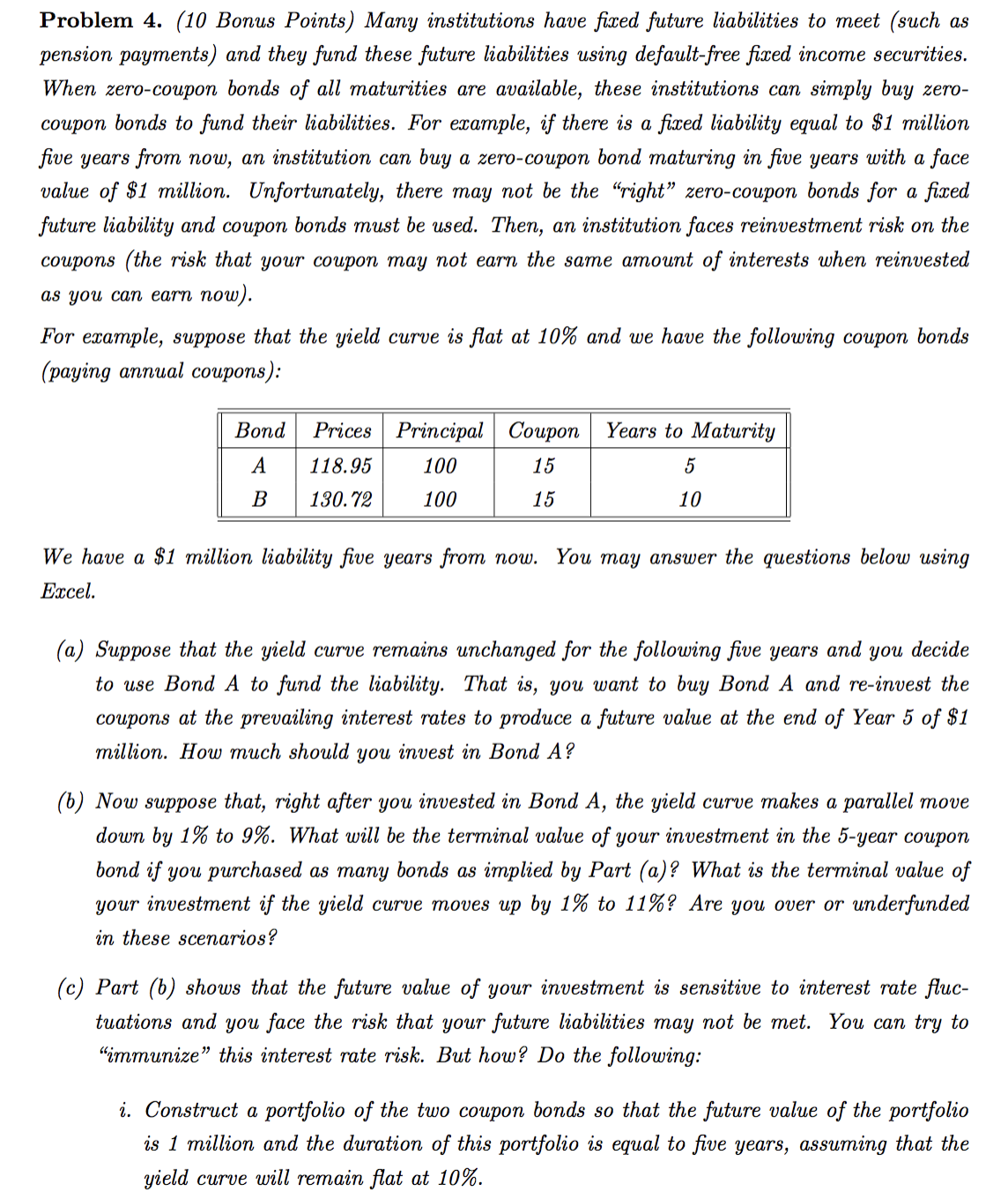 Check both screen shots for the whole problem. Problem 4. (10 Bonus