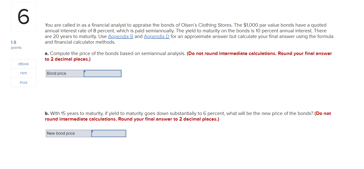 Appendix B and Appendix D for an approximate answer but calculate your