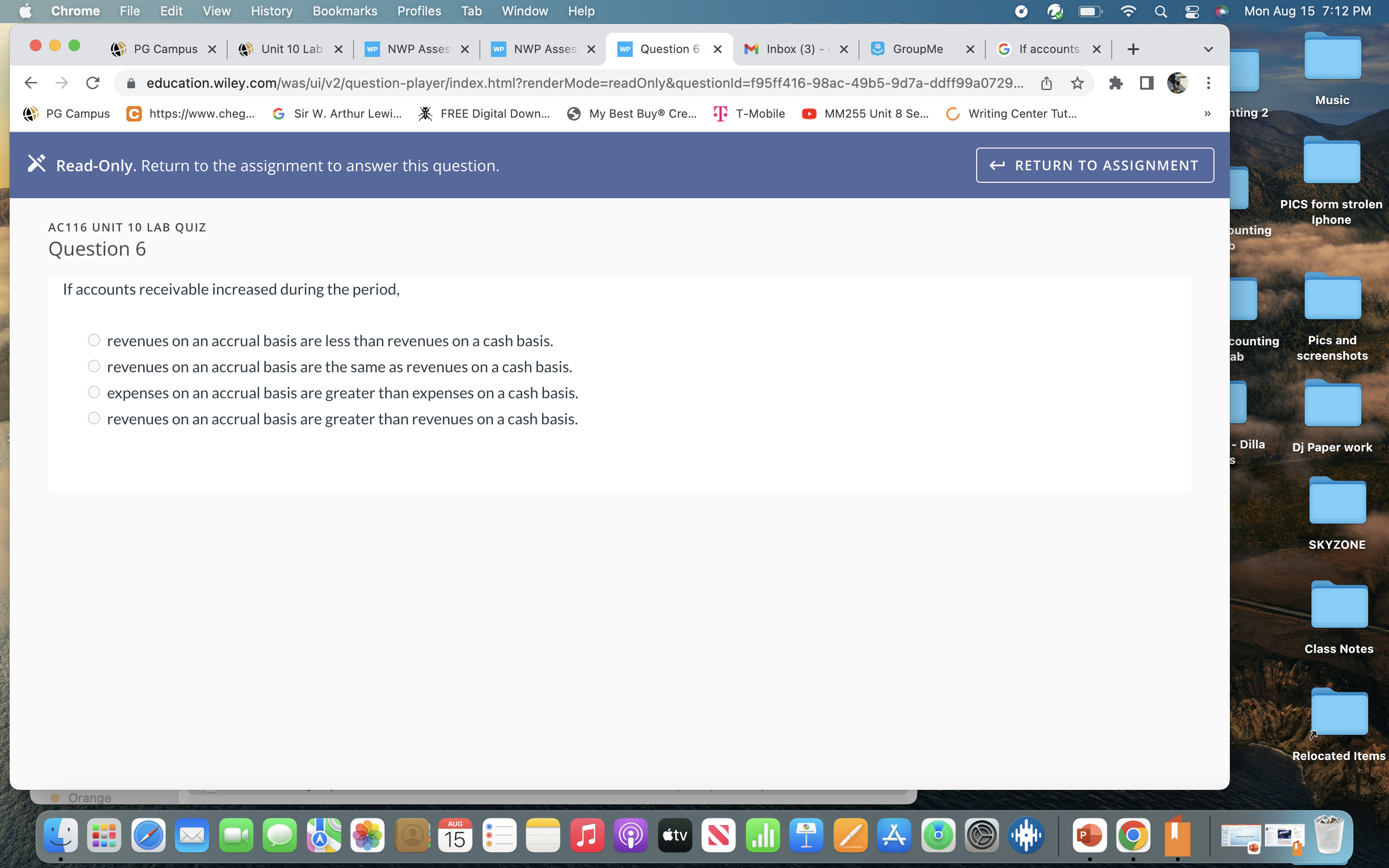 Chrome File Edit View History Bookmarks Profiles Tab Window Help Q