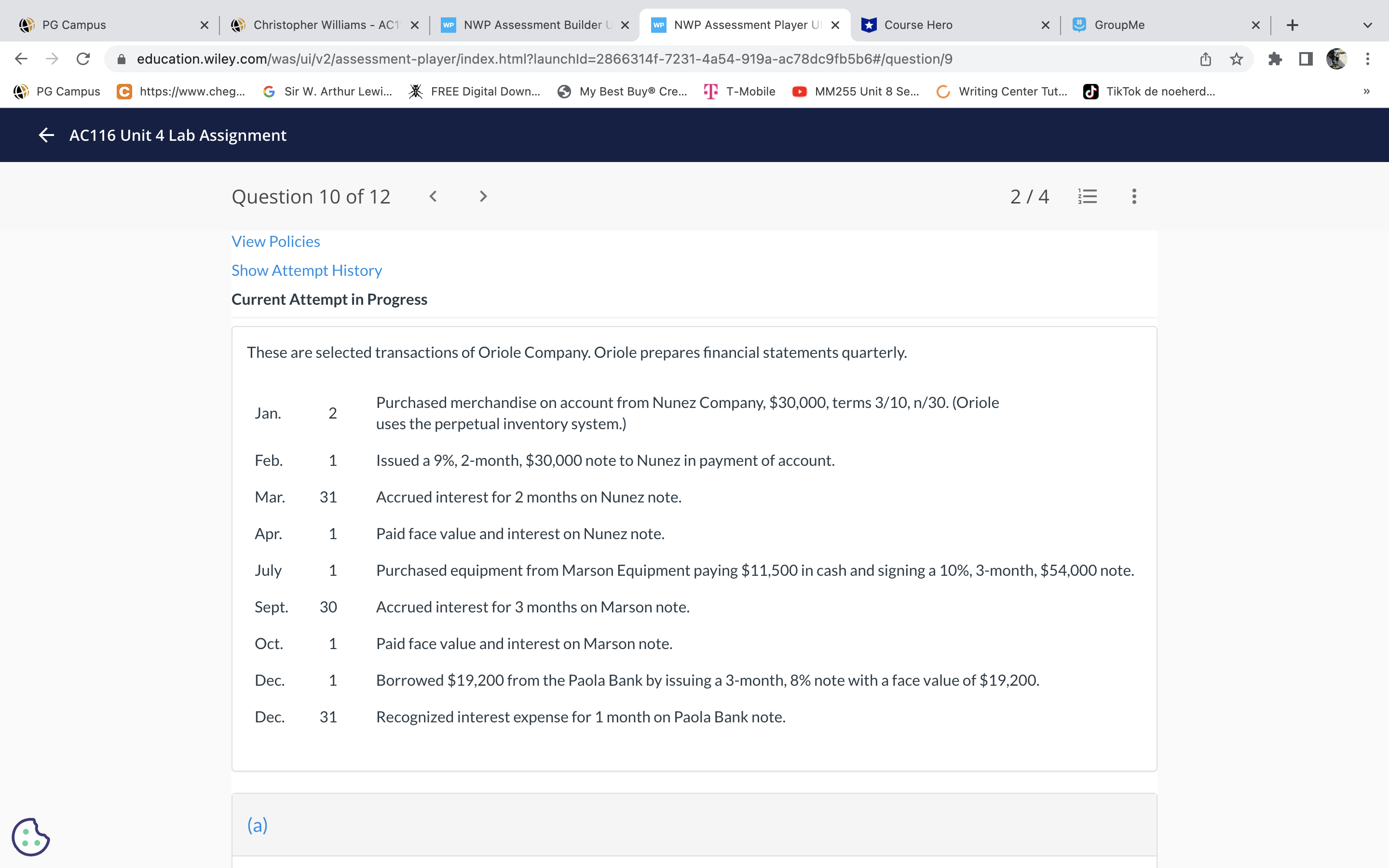  PG Campus X Christopher Williams - AC1 X WP NWP Assessment