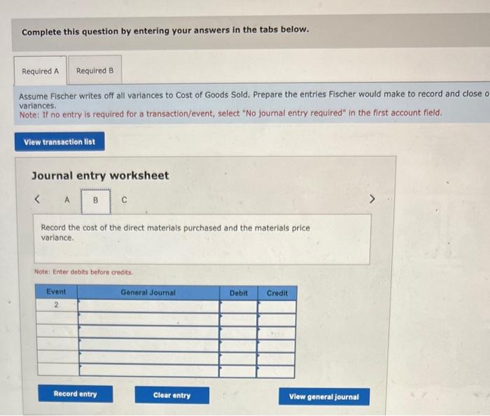 "No journal entry required" in the first account field. View transaction list