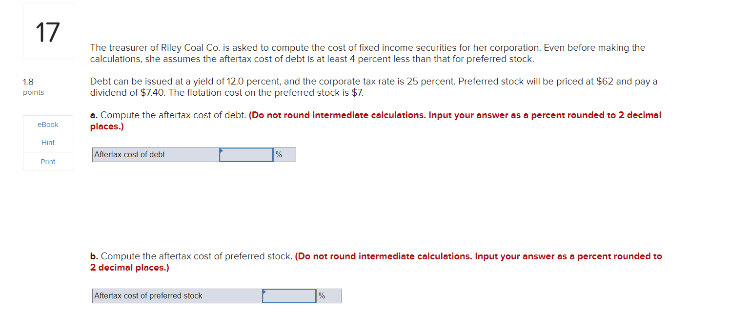 is similar to the currently outstanding debt of the corporation. Use Table