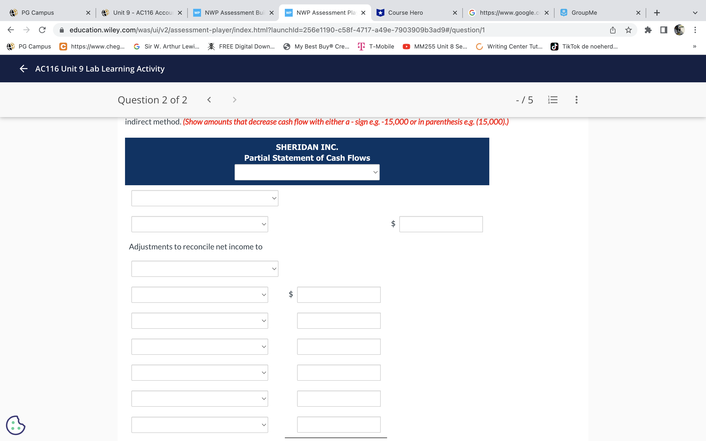 Assessment Bui X WP NWP Assessment Pla X Course Hero x G