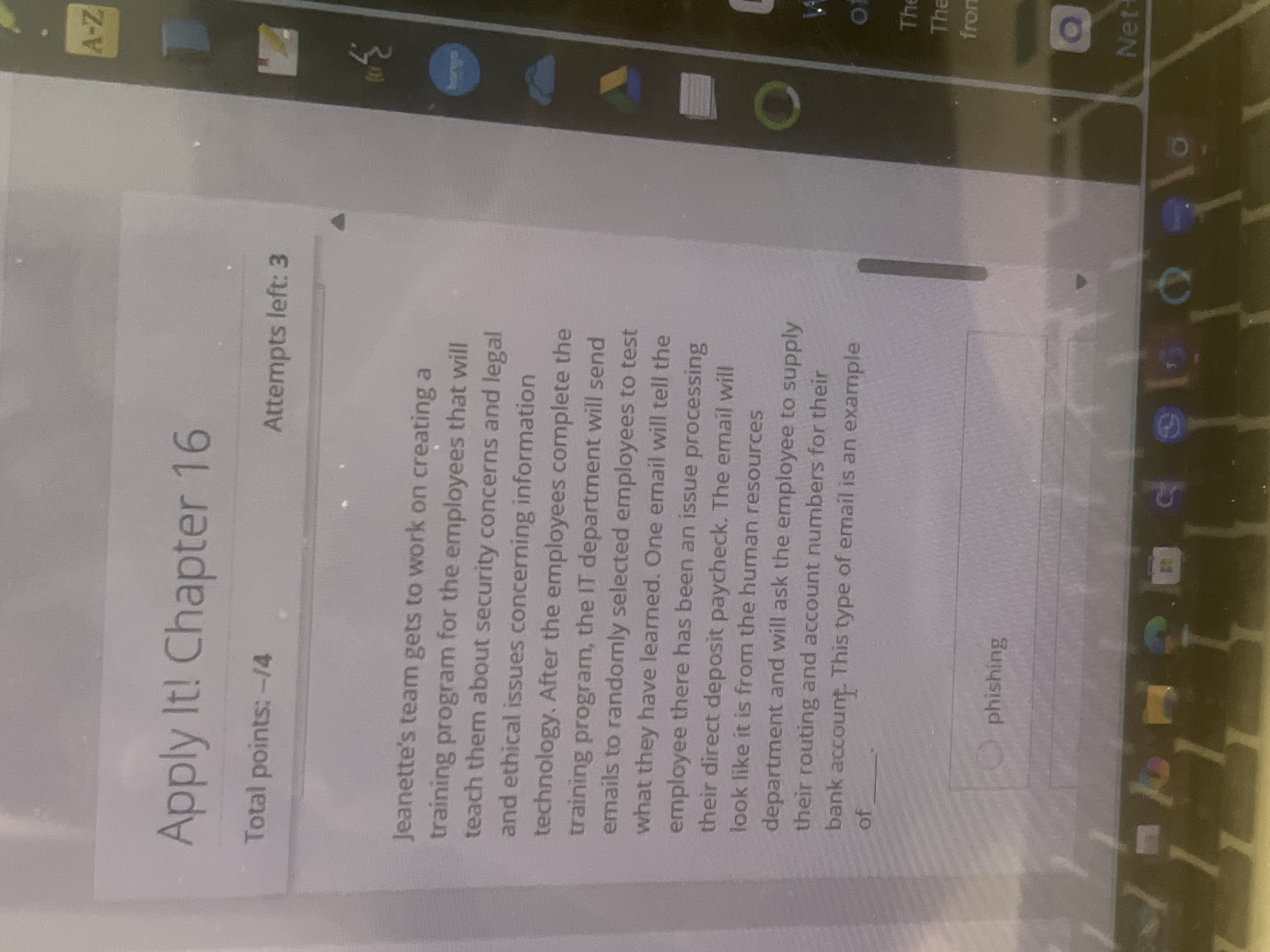  Jeanette's team gets to work on creating a training program for