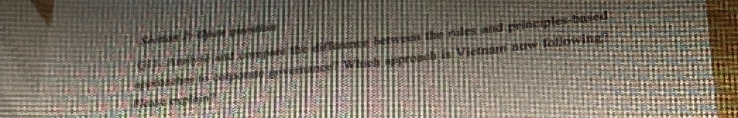  Q1i: Analyze and comapire the difference between the rules and principles-based