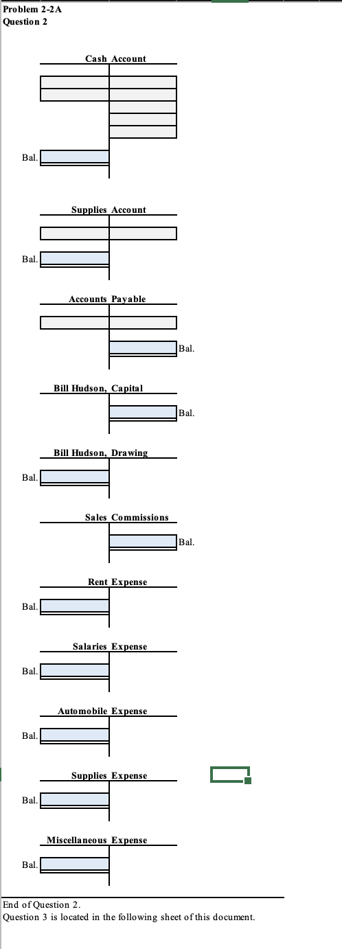used for the business, $30,000. b. Paid rent on office and equipment