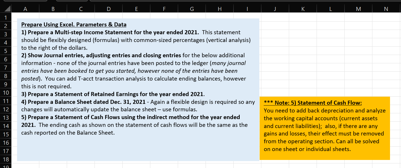 word (A &B) screenshots. In the excel screenshots, I left some tips