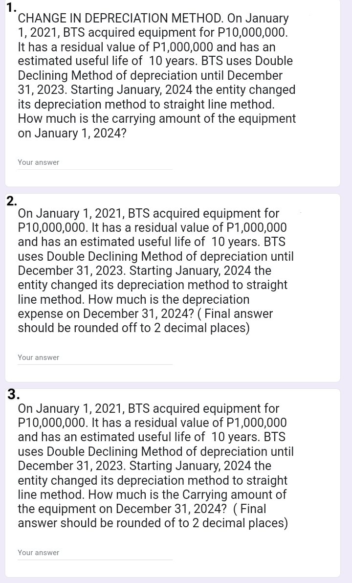 Solve the following problems and show the complete solution and explanation. 'CHANGE
