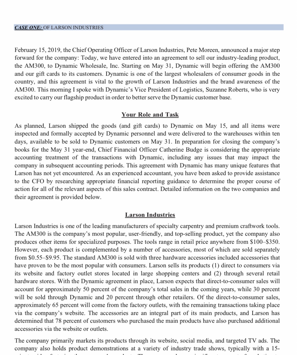 Hello, please make sure to solve this questions into 4 categories and