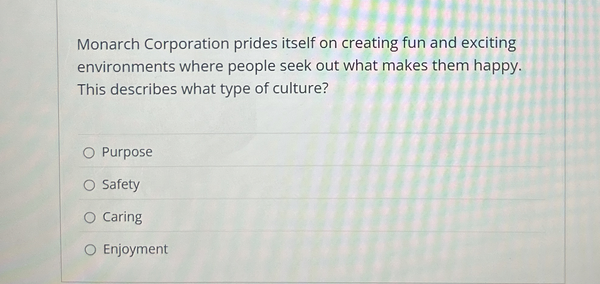  Monarch Corporation prides itself on creating fun and exciting environments where