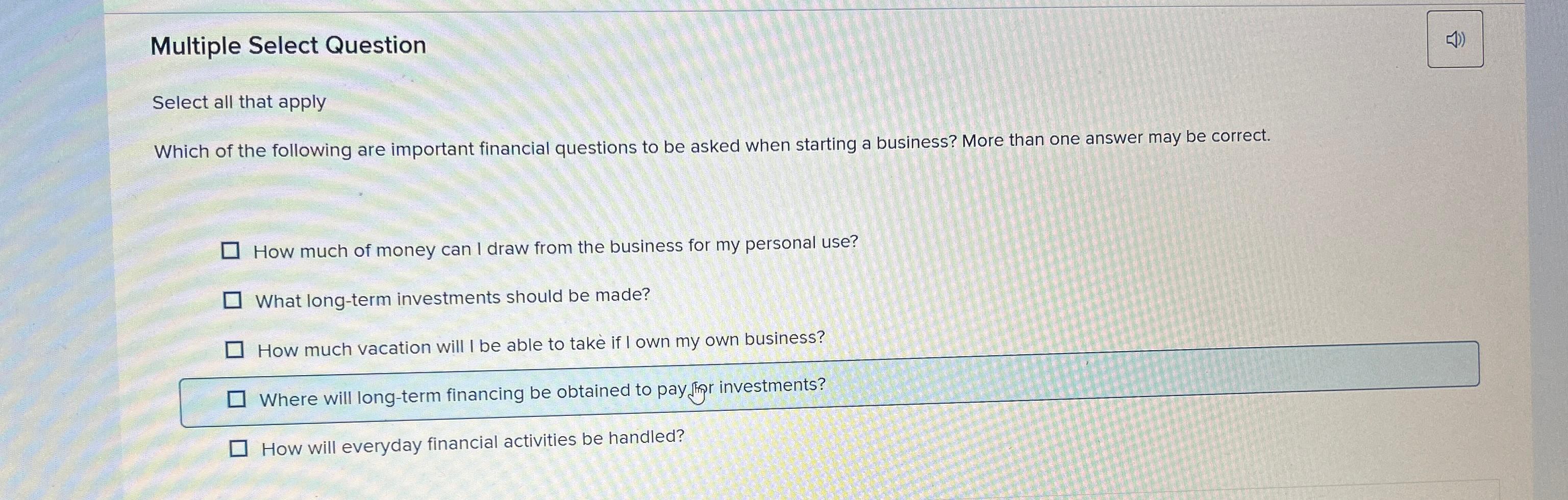  Multiple Select Question Select all that apply Which of the following