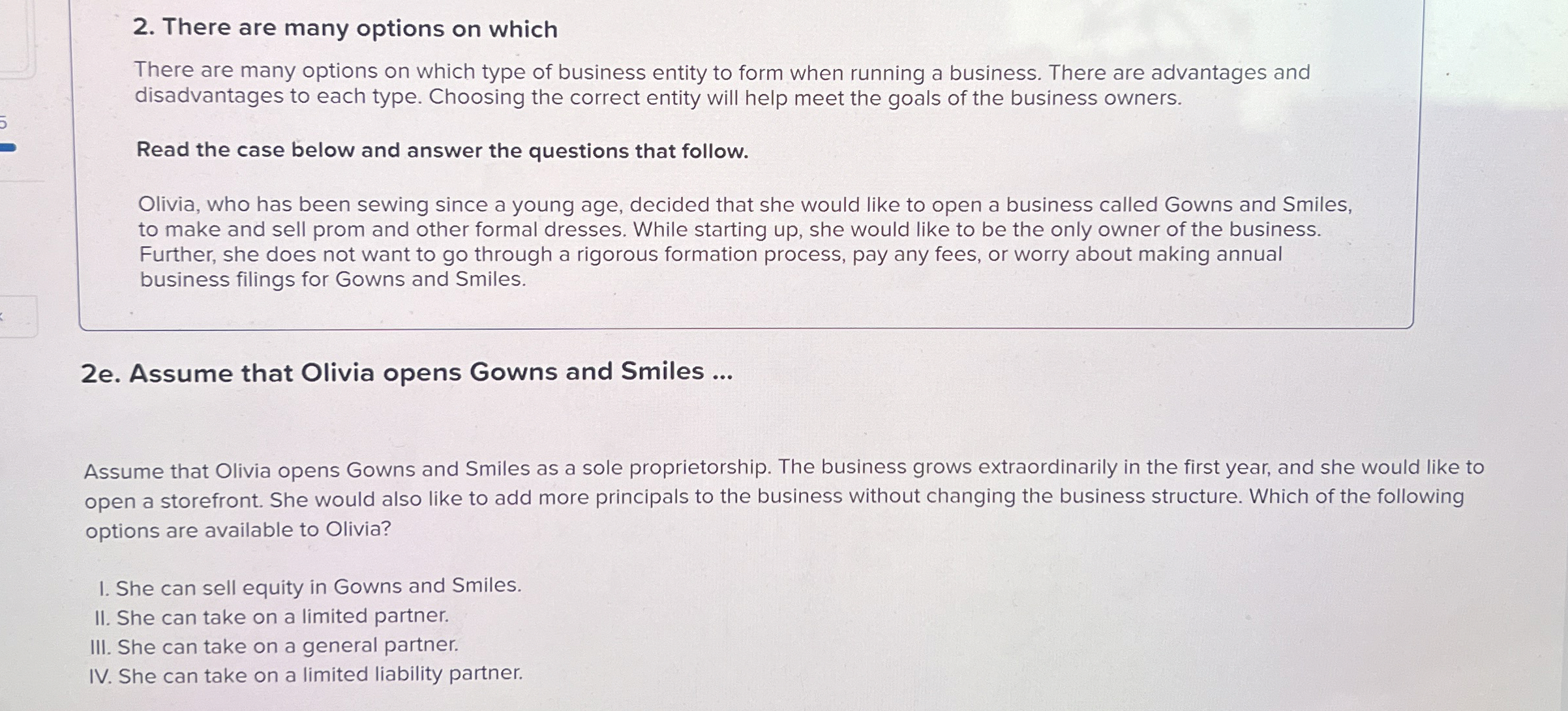  There are many options on which There are many options on