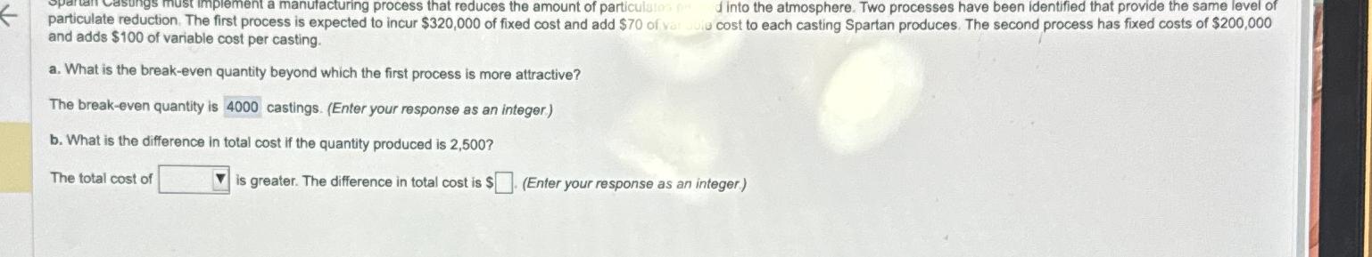  particulate reduction. The firstent a manufacturing process that reduces the amount