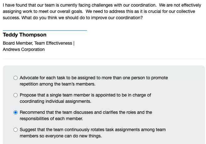  I have found that our team is currently facing challenges with