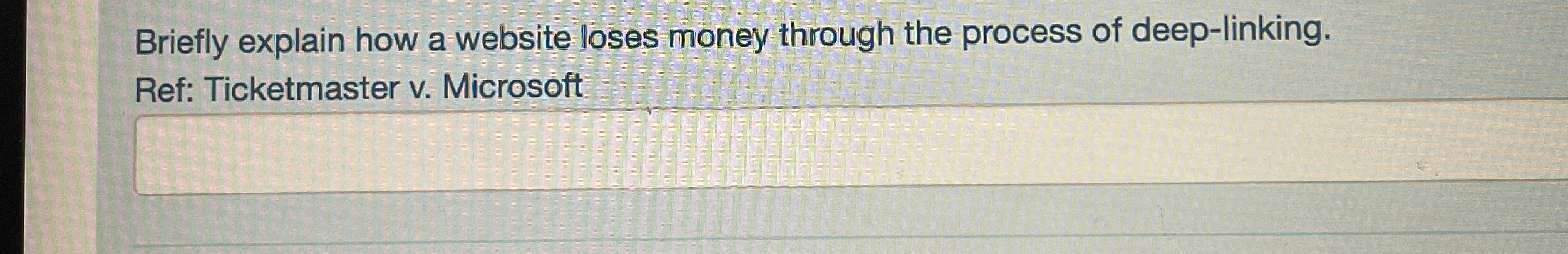  Briefly explain how a website loses money through the process of