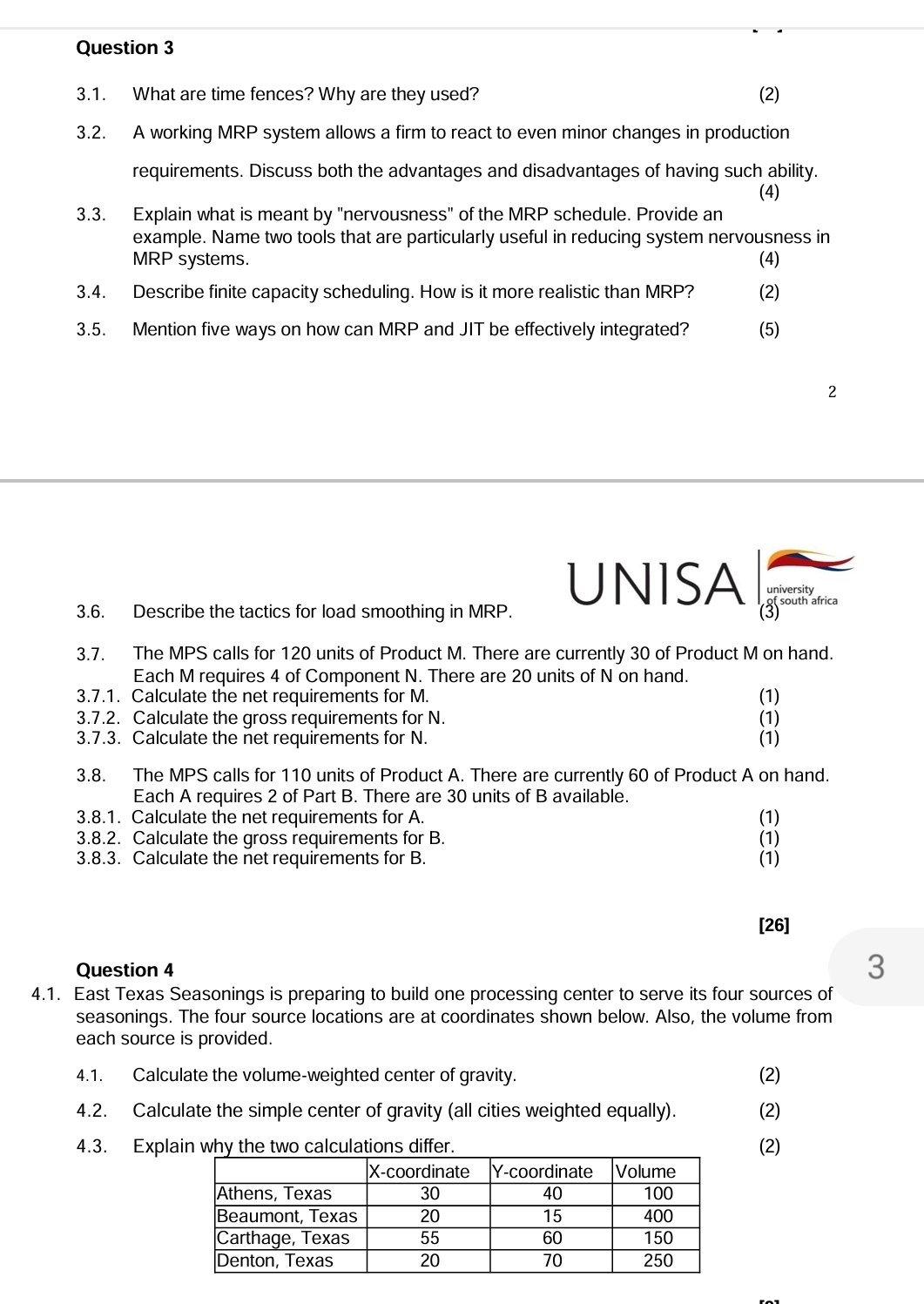  Question 3 3.1. What are time fences? Why are they used?