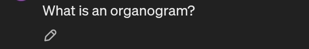  What is an organogram? 