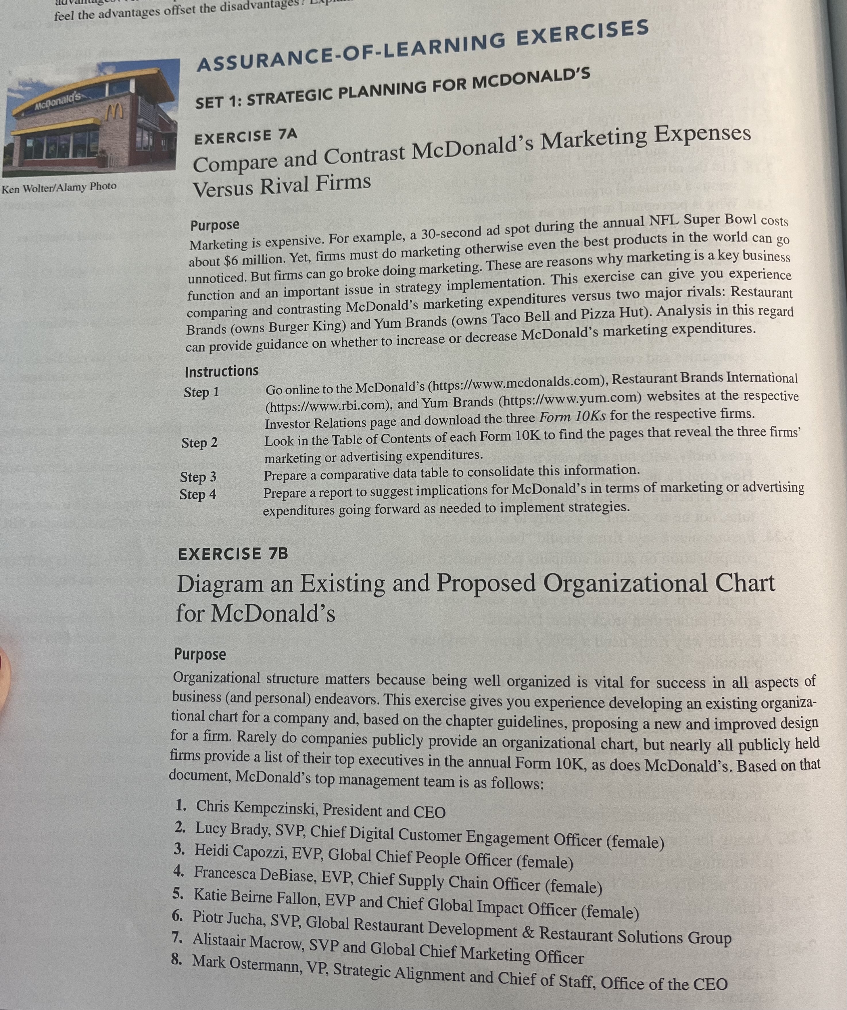  Solve problem 7A and 7B CHAPTER 7- IMPLEMENTING STRATEGIES: MANAGEMENT AND