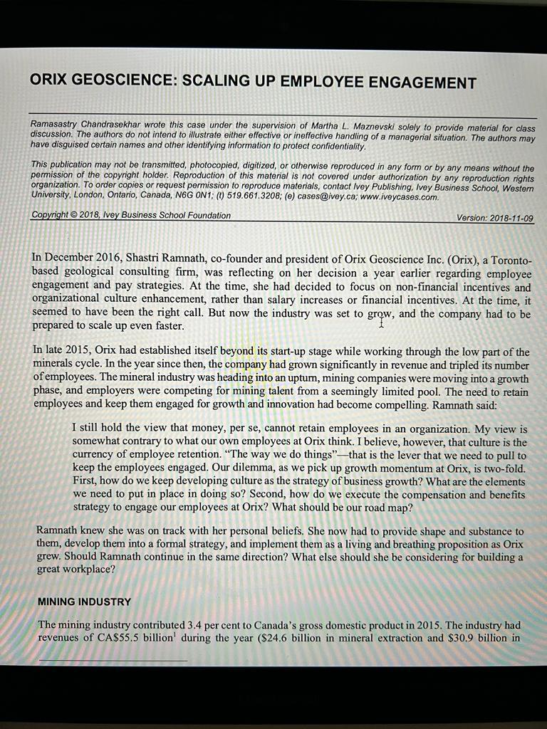  Does Orix appear to be a good place to work for