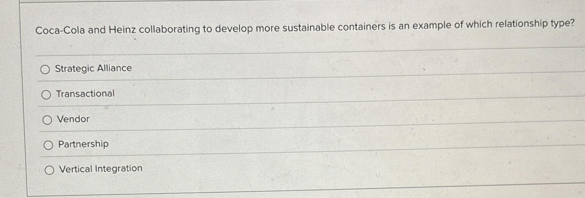  Coca-Cola and Heinz collaborating to develop more sustainable containers is an