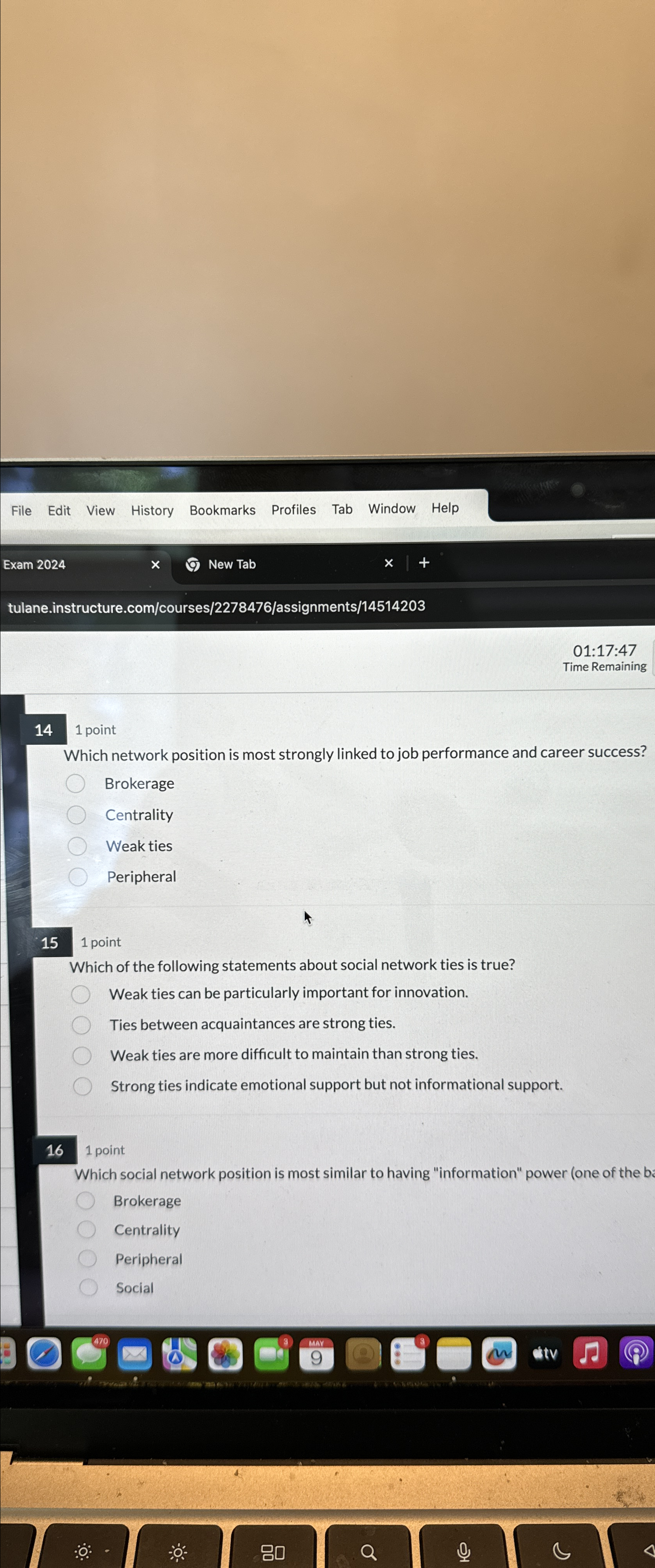  File Edit View History Bookmarks Profiles Tab Window Help Exam 2024