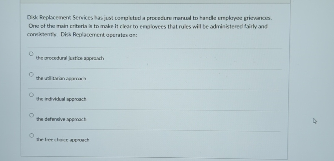  Disk Replacement Services has just completed a procedure manual to handle