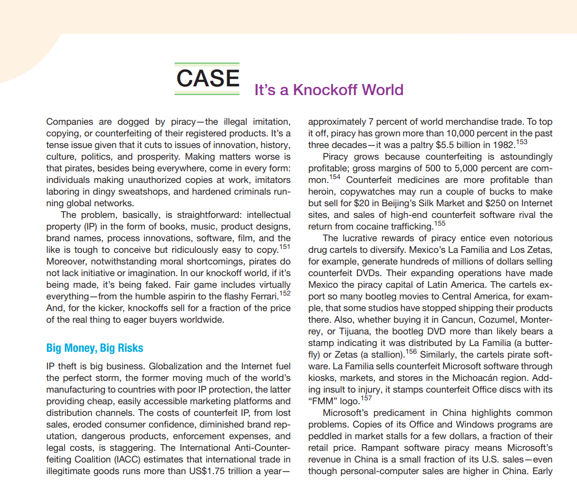 a) Explain the title of the first case study on pages 102-104.