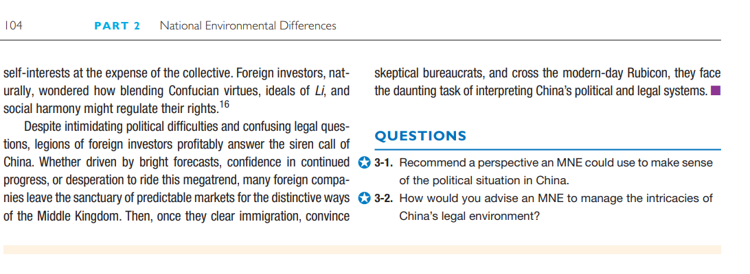 in China? Why/why not? [If it helps, you can write this from