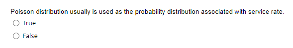 Poisson distribution usually is used as the probability distribution associated with