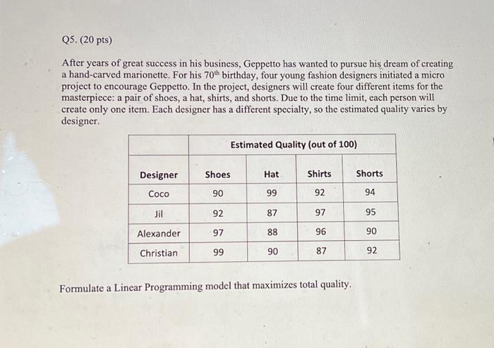 Please answer the question and show all work clearly please and go