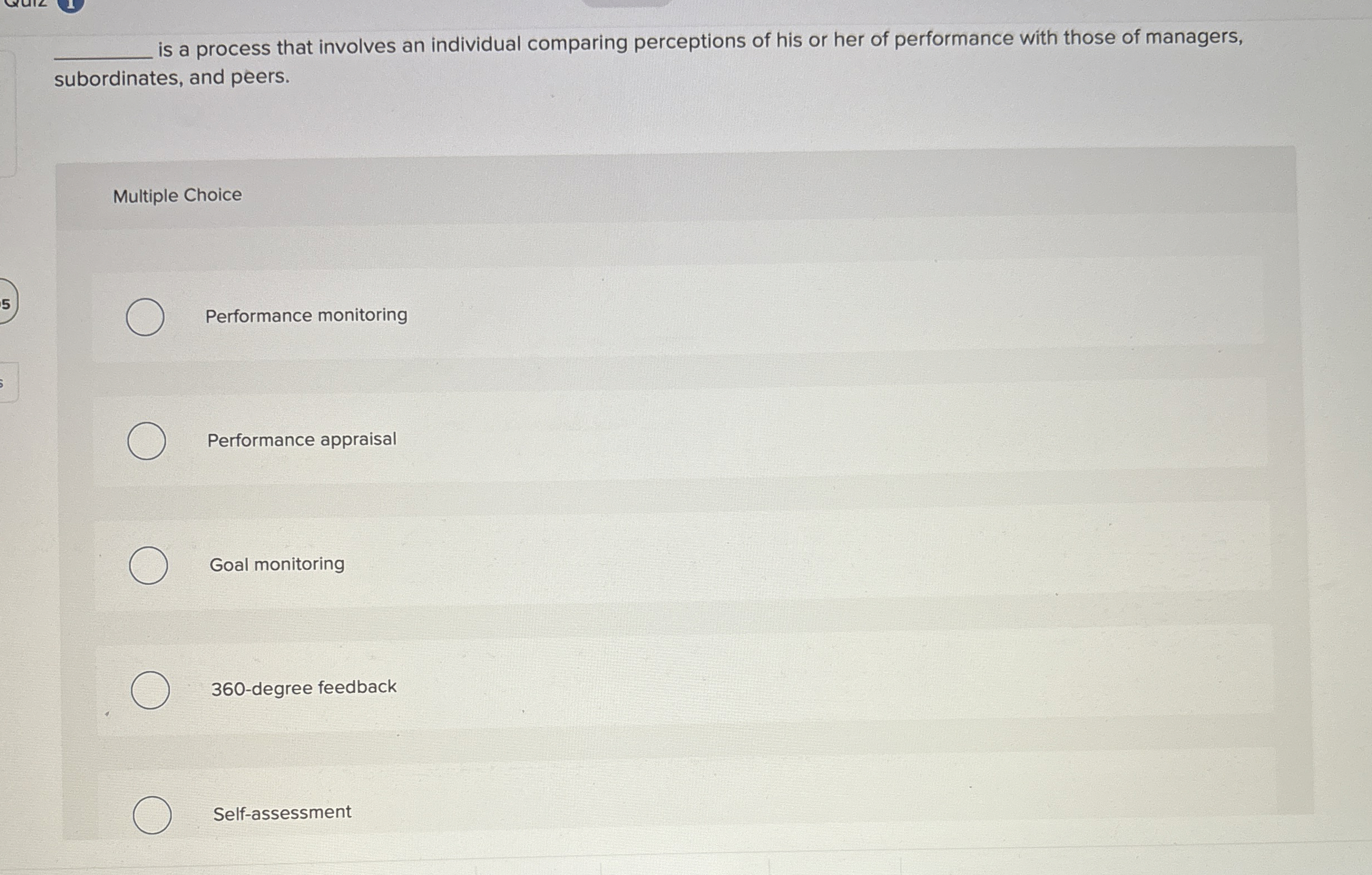  q, is a process that involves an individual comparing perceptions of